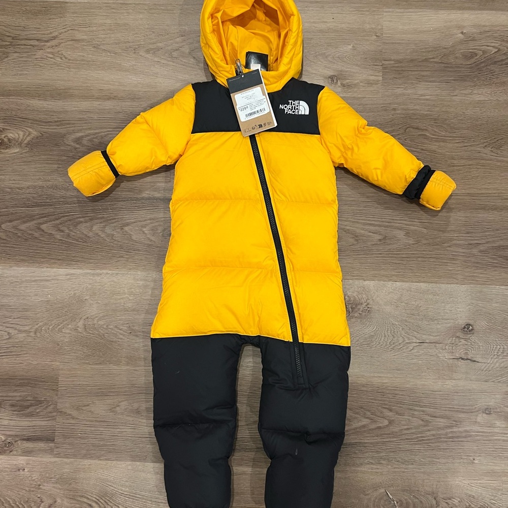 NWT The North Face baby one-piece snowsuit